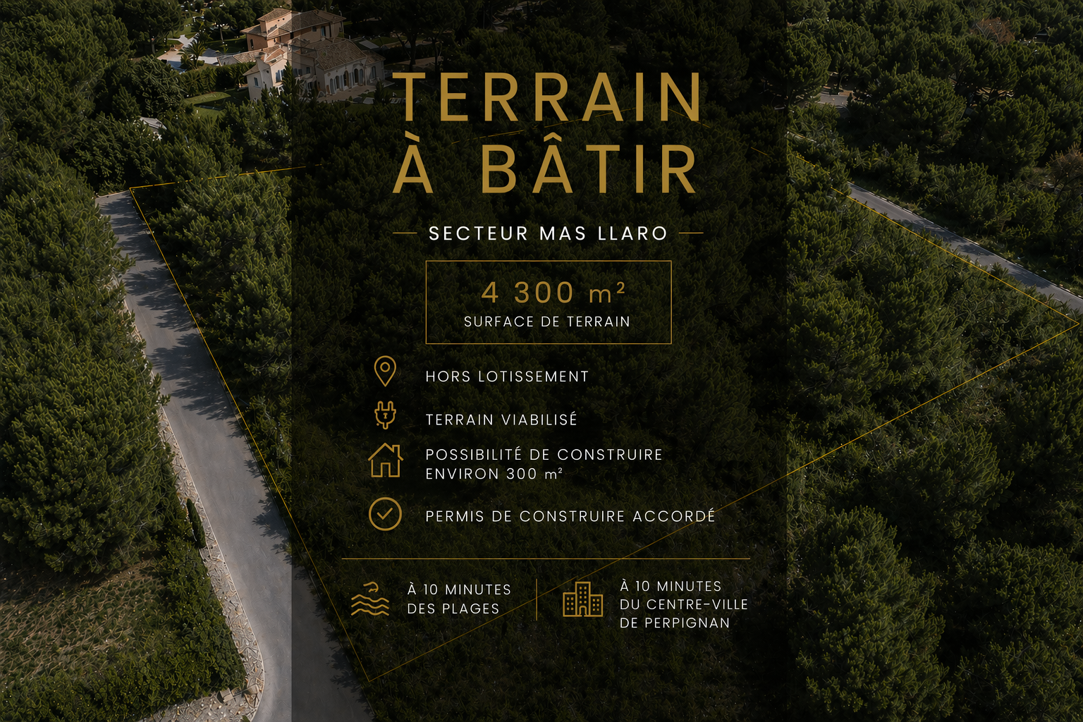 Vente Terrain Perpignan 66000 4300&nbsp;m²